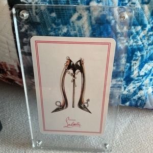 Christian Louboutin Authentic VIP Only Collectable 4 of Spades Playing Card $25